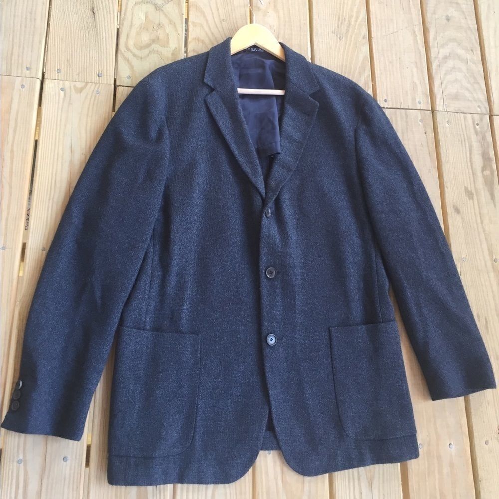 Hugo Boss Cashmere navy blue blazer